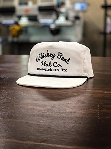 WHISKEY BENT HAT CO. The Frio Snapback Rope Hat - Vintage Baseball Cap, Adjustable Outdoor and Trucker Cap, One Size Fits All