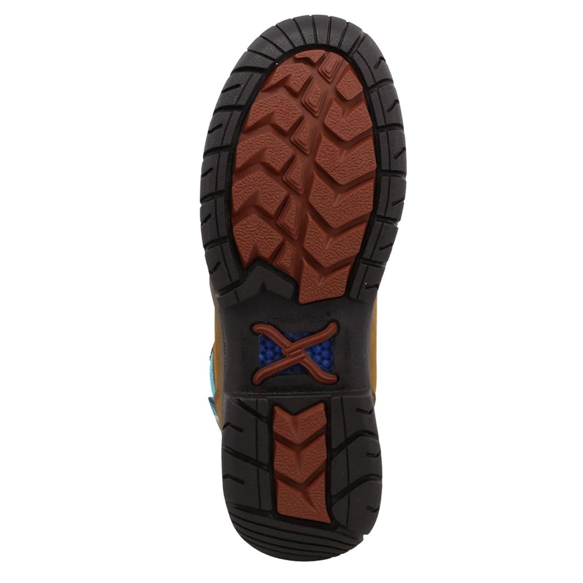 Twisted X Women's 4" All Around Work Boot, Moc Toe with CellStretch, Oiled Saddle
