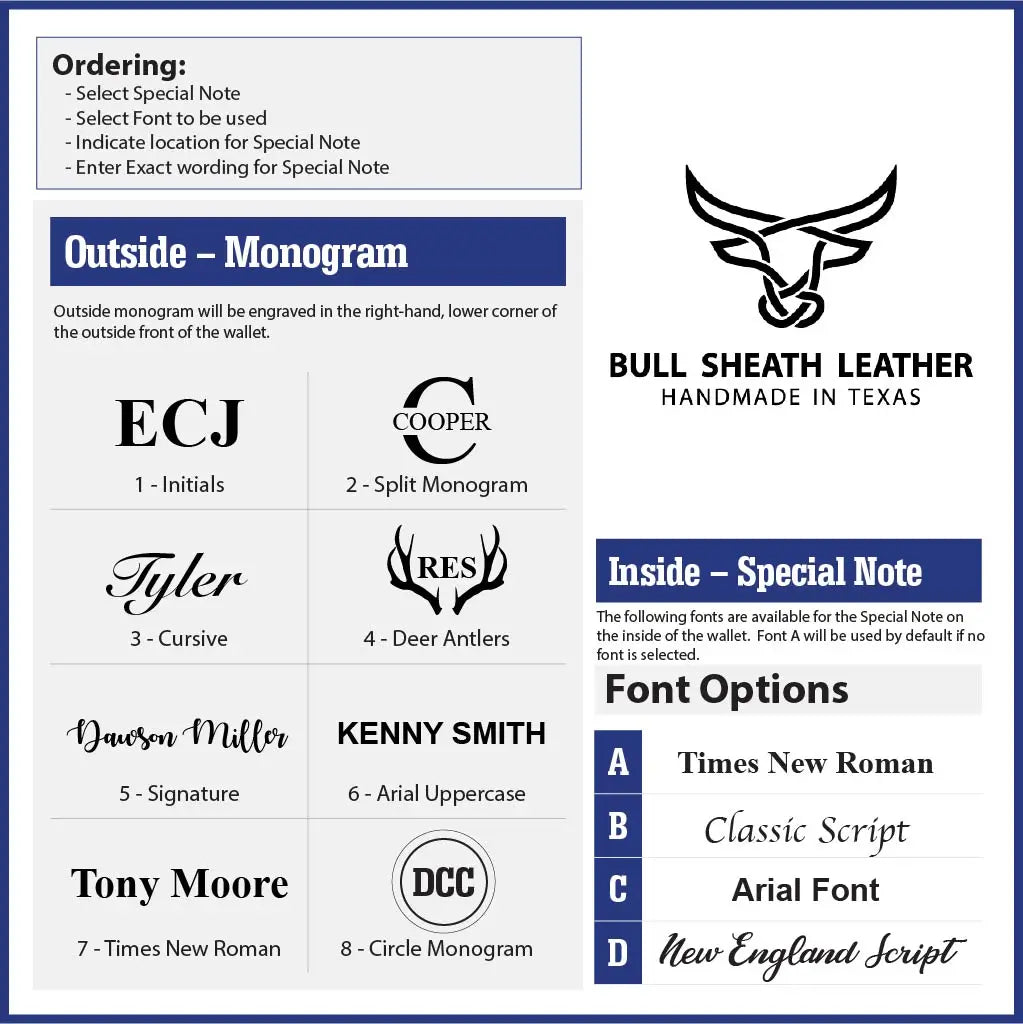 Western Vertical Wallet